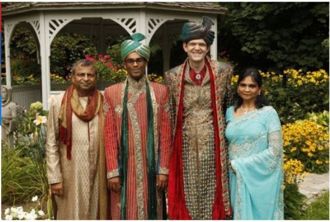 Rishi Agrawal with his parents